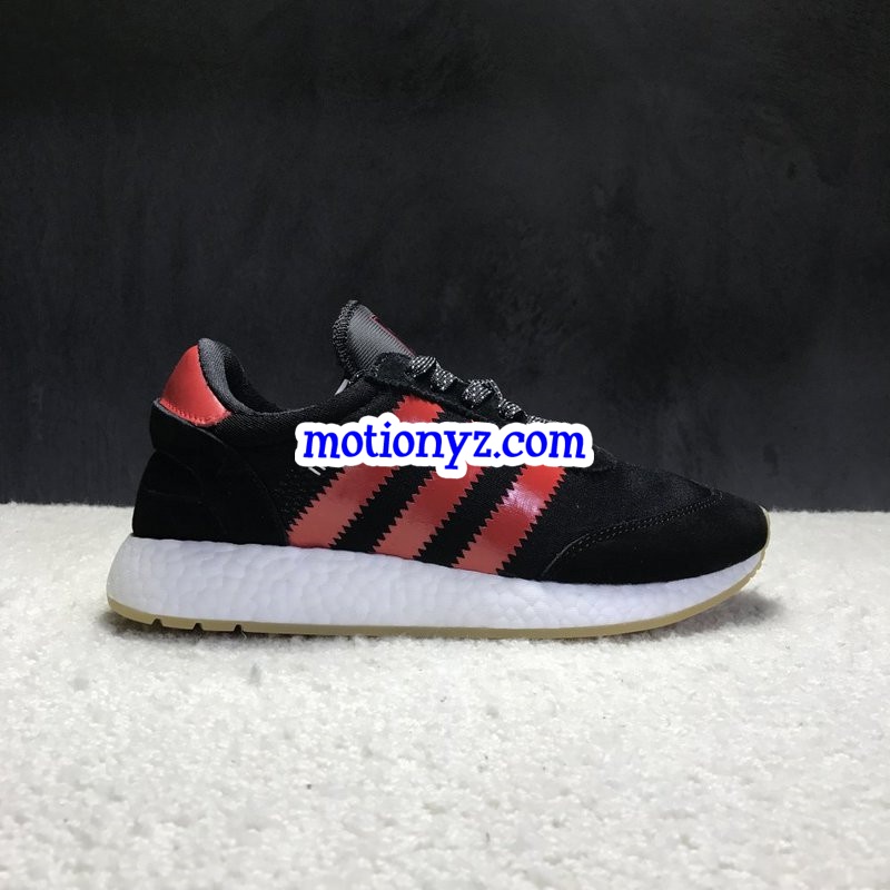 Adidas Iniki Runner Boost Black Red Real Boost
